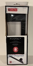 Delta Pivotal 79908-BL 8" Mini Towel Bar - Matte Black NEW 