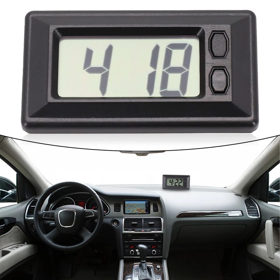 Sleek and Practical Car Vehicle Dashboard Clock with Calendar Portable - Image 3 of 4