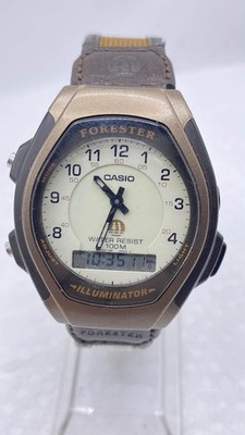 Casio Forester Illuminator 1737 FT-600W Vintage Men s Watch Working