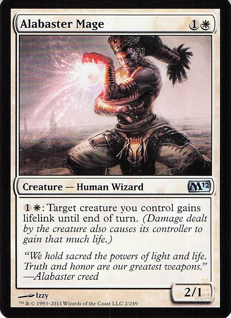 Alabaster Mage 2 Magic 2012 (M12) Magic: The Gathering NM