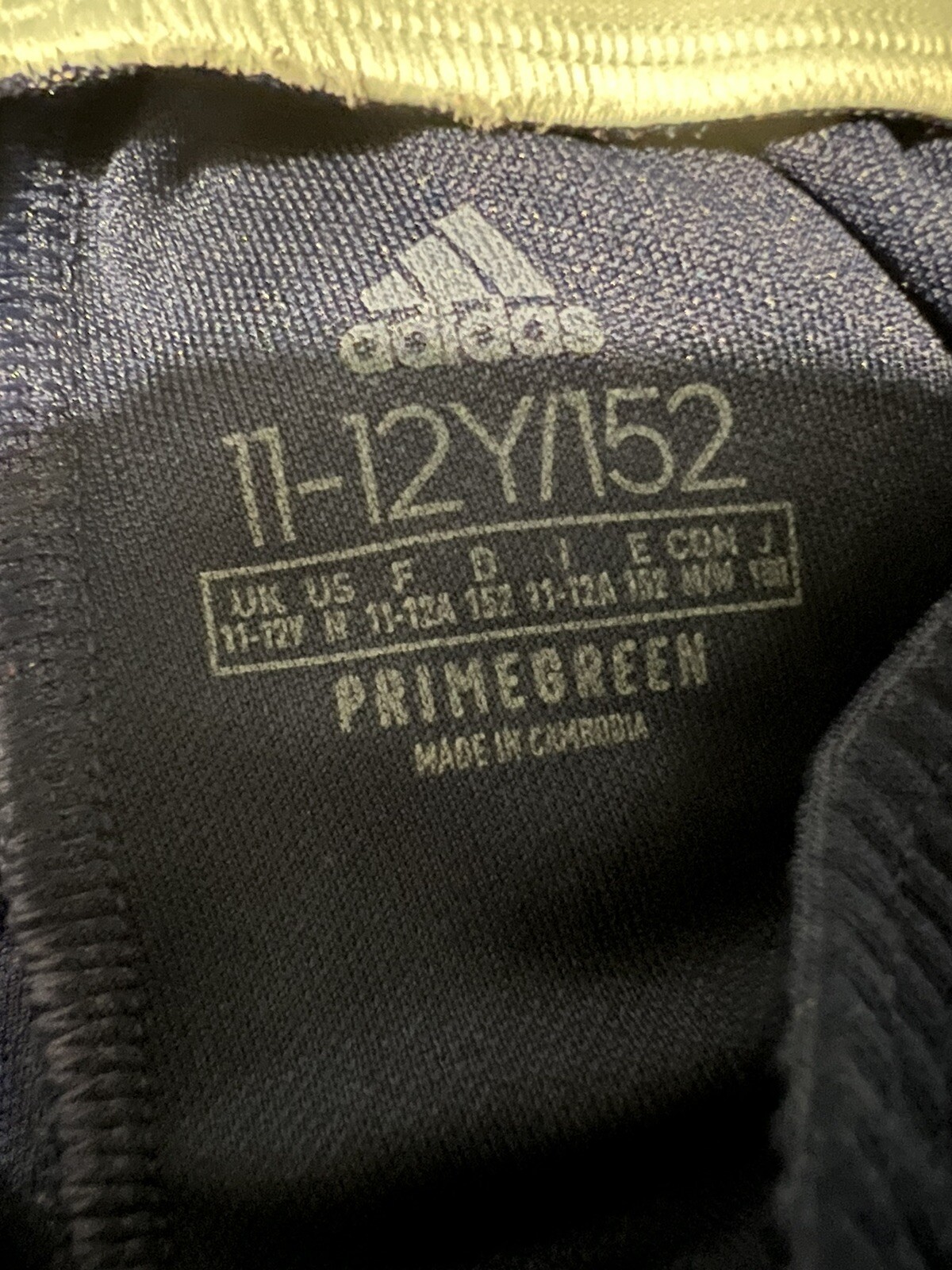Boys 11-12 Yrs ADIDAS Aberdeen FC Track Suit Joggers Polyester Blue White Stripe image 9