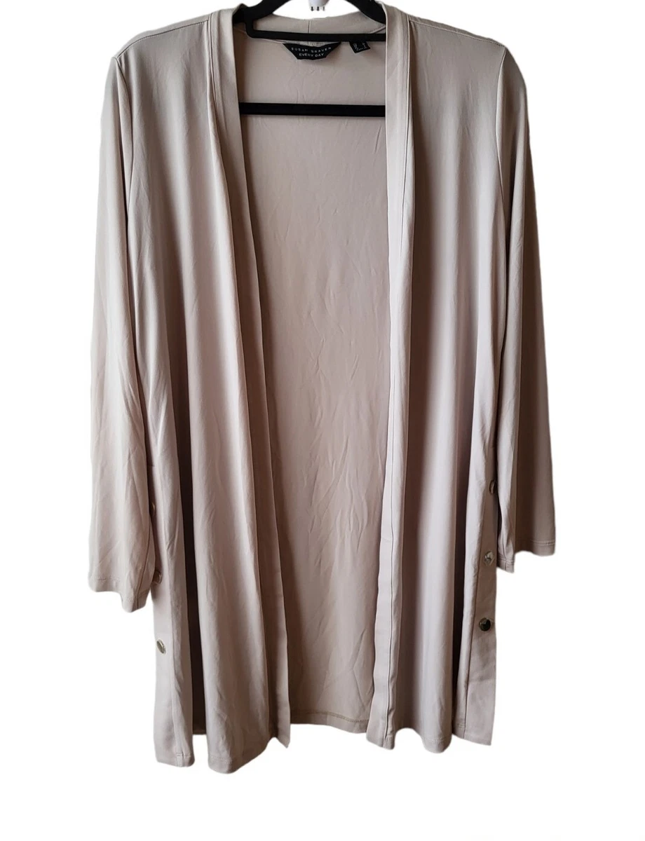 Susan graver top liquid knit duster