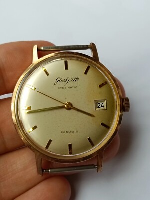 Vintage Glashutte Spezimatic 26 Rubis Men's Watch Cal 75