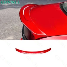 For Mazda 6 Atenza 2014-2017 Bright Red Rear Trunk Spoiler Wing Flap Strip 1PCS