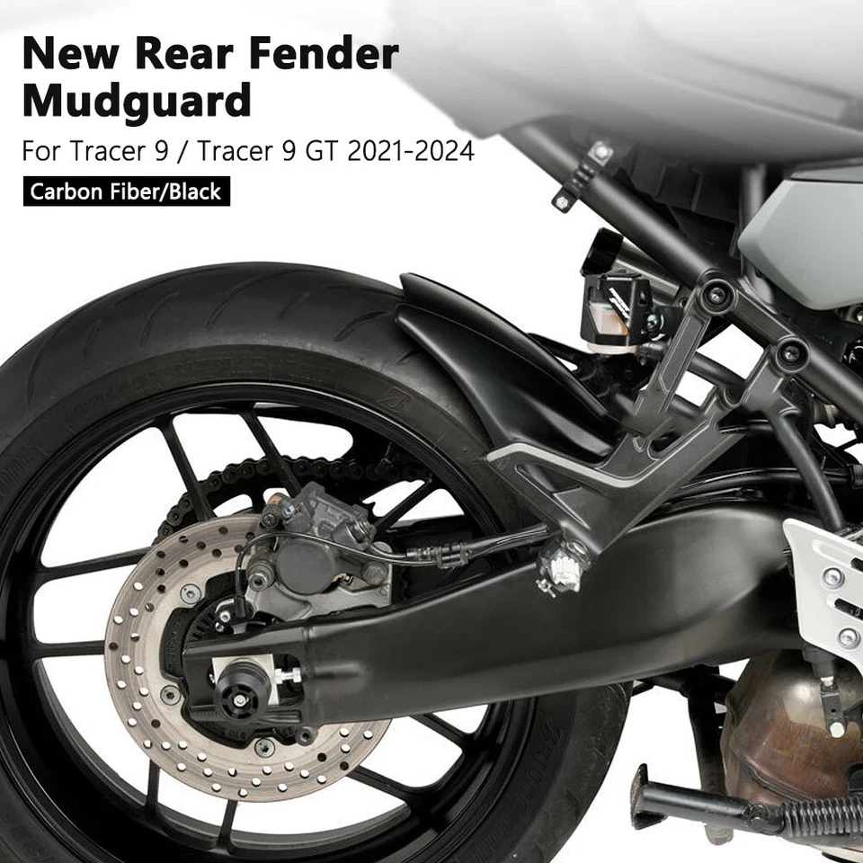 Guardabarros trasero rueda moto negro guardabarros para TRACER 9 GT 2021-2024 nuevo Foto 4 de 4