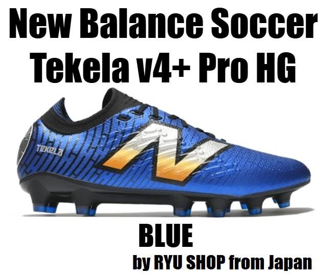 New Balance Unisex Soccer Cleats Tekela v4+ Pro HG Z45 ST1HLZ45 D BLUE