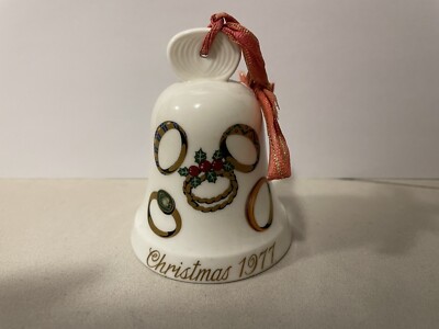 Noritake Bone China Weihnachten Sixth Edition Porzellan Glocke 1977