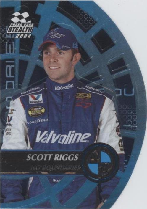 2004 Press Pass Stealth - No Boundaries Scott Riggs #NB 20 for sale ...