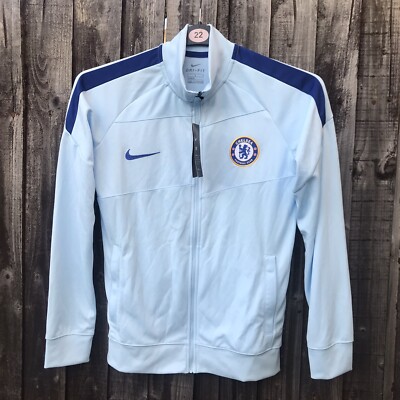 CHELSEA FC NIKE FULL ZIP FOOTBALL TRAINING TRACKSUIT TOP. BOYS