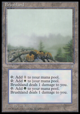 Brushland X (1) MTG Ice Age EX/NM- 4RCards