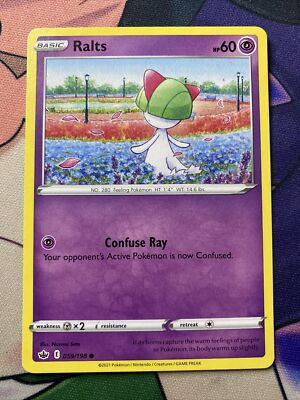 Pokemon TCG Chilling Reign Ralts 059/198