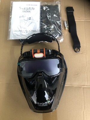 STEALTH VADER SCHWEISSBRILLE VADER. TRUE COLOUR SCHWEISSMASKE MIT LED LICHT