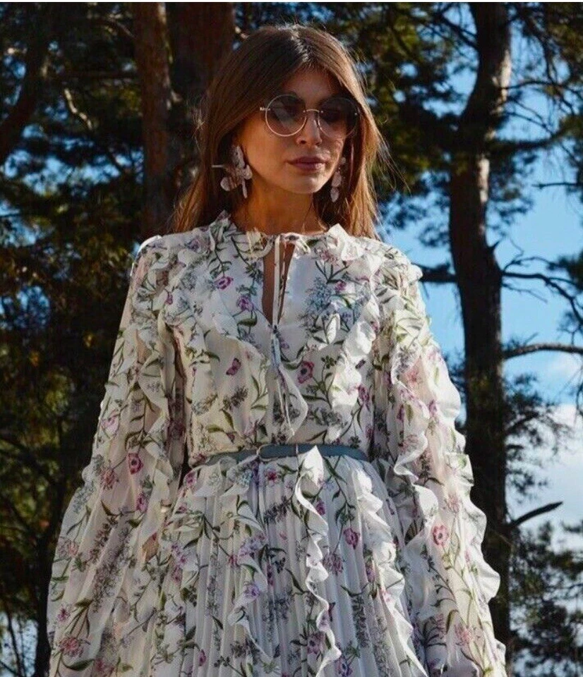 GIAMBATTISTA VALLI x H&M WHITE LONG DRESS UK 10 ASO TRINNY SUPER RARE!!!  - Image 3 of 4