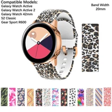 For Samsung Galaxy Watch Active 2 42mm S2Classic Watch Band Silicone Sport Strap