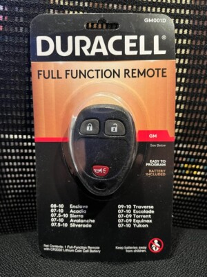 Duracell GM001D Full Function Remote with Battery