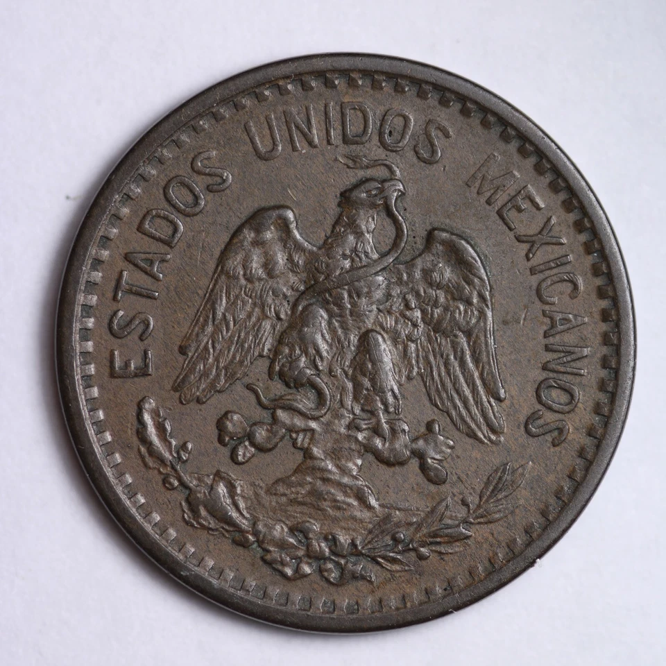 1912 Mexico One Centavo Estados Mexicanos OLD RARE MEXICAN COIN E230 OT - Image 2 of 2