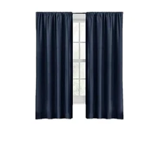Smart curtains Ultimate Light Blocker Navy Blue Panel  84” Long