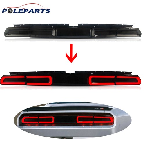 Smoke LED Rear Tail Light Fit 08-2014 Dodge Challenger Red Sequential indicator - 第 1/7 張圖片