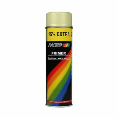 M040453 Motip CAR MOTORBIKE CAMPER Yellow Primer Filler 500ml