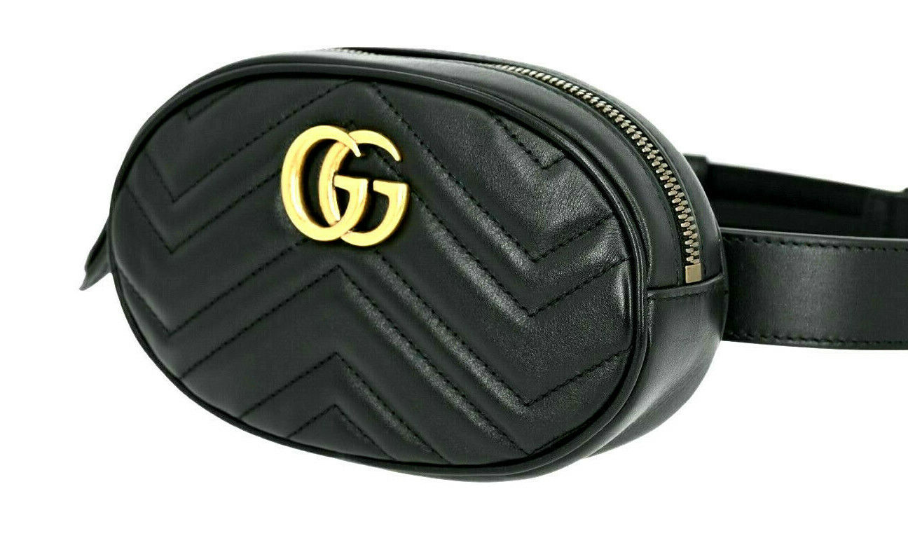 NWT Gucci Marmont Bag GG Small Belt bag Size 75 476434 | eBay