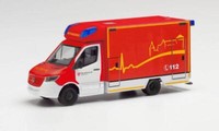 Herpa Mb Sprinter 18 Rtw Fahrtec Feuerwehr Stolberg 096416