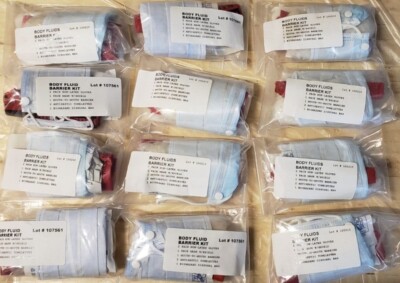 Body Fluid Barrier Kit - Lot of 12