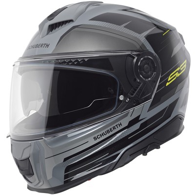 Schuberth S3 Integralhelm Apex Grey Motorradhelm Sonnenvisier Kommunikaton