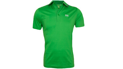 Hugo Boss Herren Poloshirt kurzarm GR-Patry S brightgreen regular Baumwolle Neu