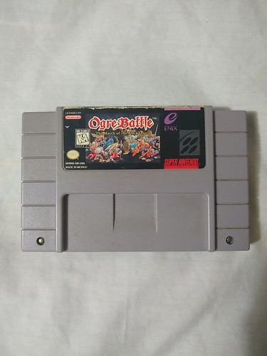 Ogre Battle: The March of the Black Queen (Super Nintendo SNES) - Clean, Tested - Picture 2 of 14