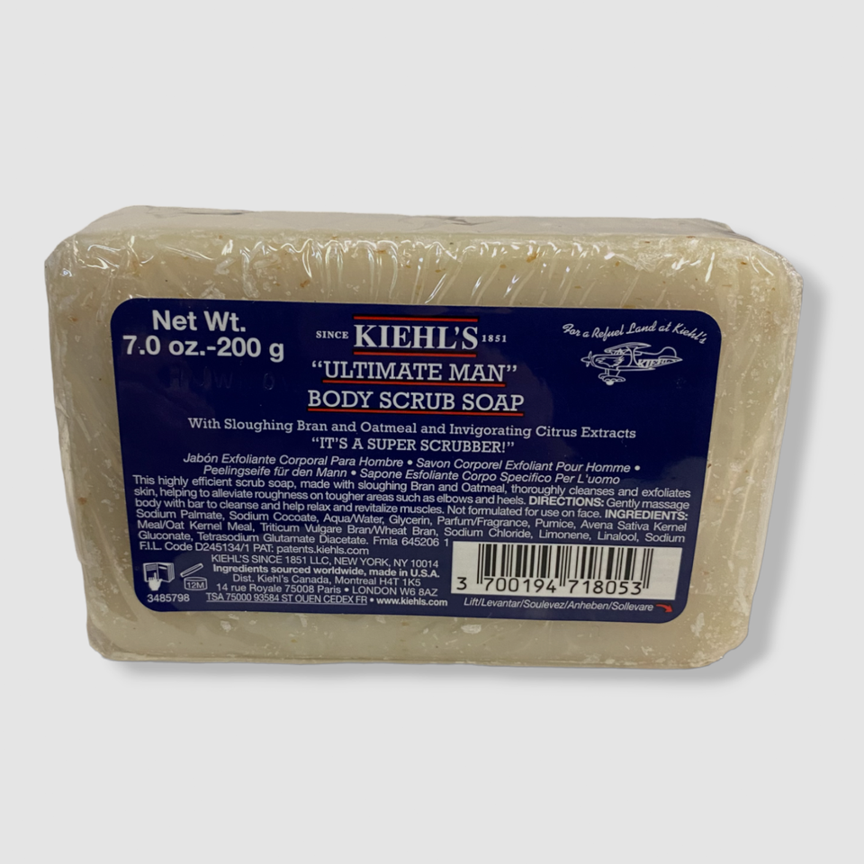20 Kiehl's Men's Ultimate Man Body Scrub Soap 7.0 oz. / 200g. eBay