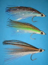 FLY FISHING FLIES - Asst. SEA STREAMERS size 2/0 (3 pcs.)