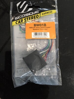 Scosche BW01B Compatible with Select 1990-05 BMW/Mini