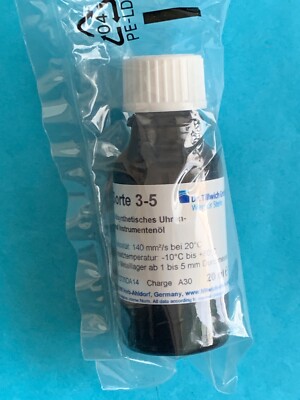 ( 96,25  /100 ml) Etsyntha Uhrenöl Sorte 3-5  Inhalt 20 ml