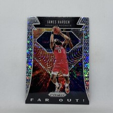 James Harden Far Out Silver Disco Prizm 2019-20 Panini Prizm Basketball #3 Mint