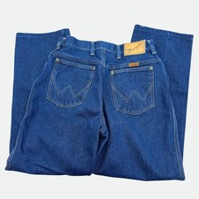 Vintage Wrangler USA Made Misses Full Fit 12 Jeans 80s Western Denim High Rise
