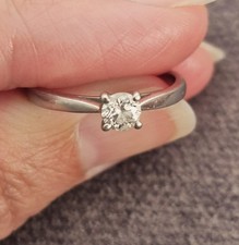 Platinum Diamond Engagement ring used