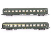 Ree NW-258 - Personenwagen Set Uic Y A4B5 And B10 Sncf Ep.Iv 2-Teilig - Spur N