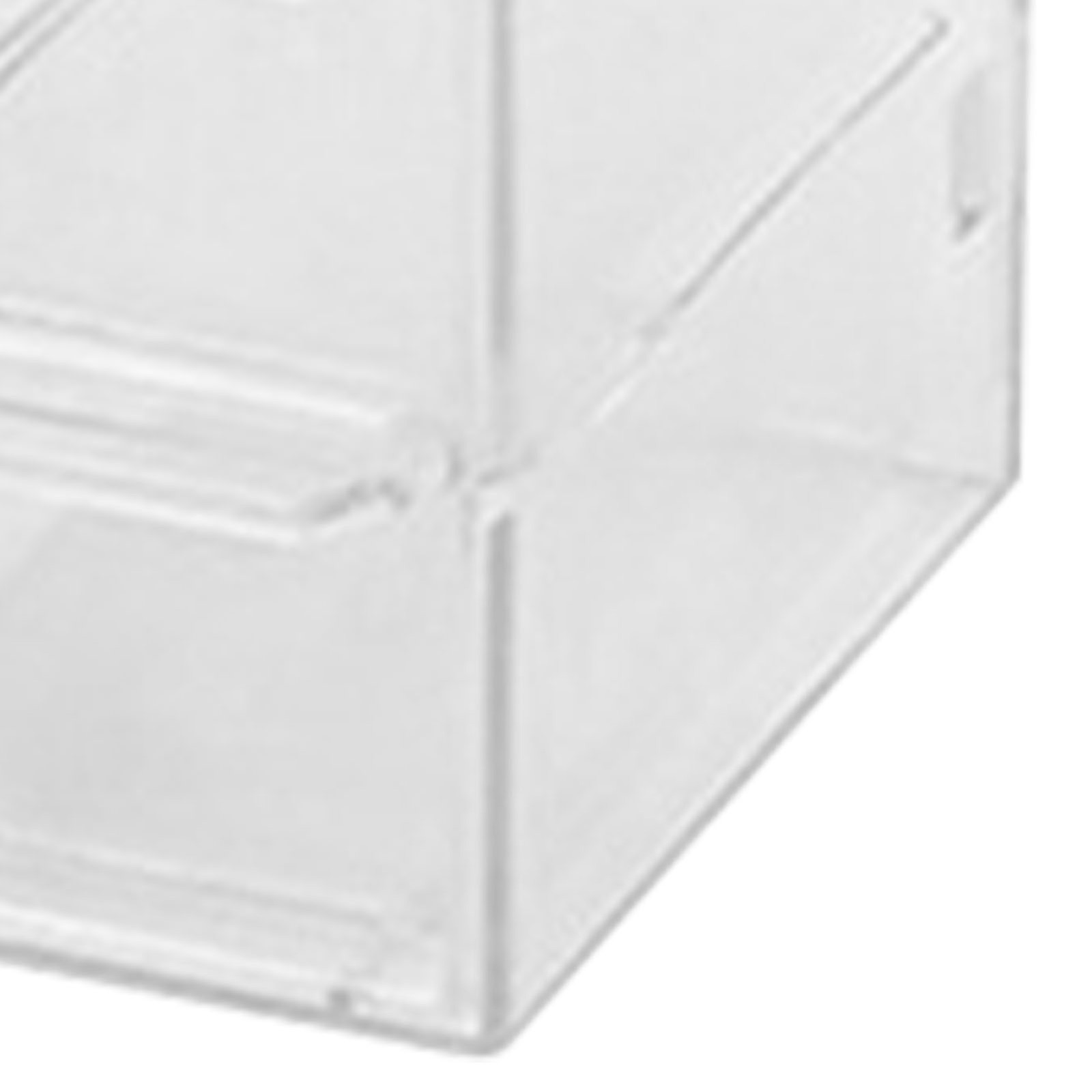 Grid Storage Box Dustproof Transparent Plastic Container Organizer For Jewelry N