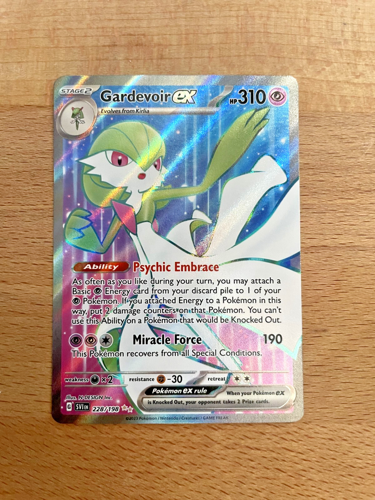 Gardevoir ex 228/198 SV01: Scarlet & Violet Base Set Holo