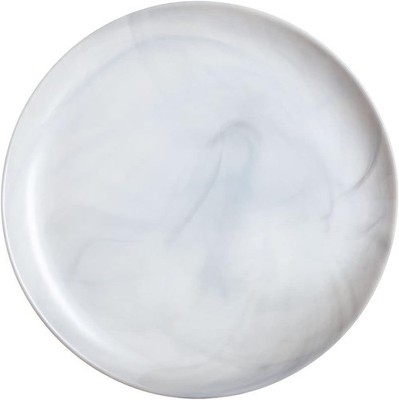 Luminarc Diwali Marble - Grauer Teller 25cm - 6 Stück - aus Opal - 
