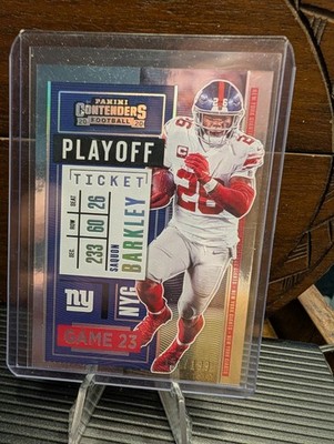 2020 Panini Contenders - Saquon Barkley #35 Playoff Ticket /199