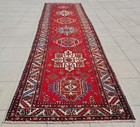 Rare Hand Knotted Vintage Tribal Karaja Hareez Wool Area Runner Rug 11 x 3 Ft — photo 2