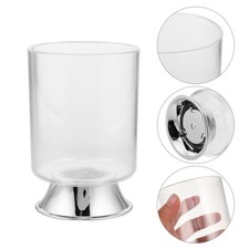 4 pcs Stainless Steel Mouthwash Cups - Metal Water Cup Toothbrush Holder
