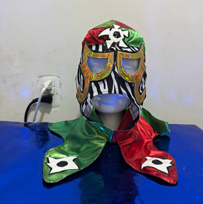 Máscara de Luchador Semi Pro Wrestling Mask ''Pentagon'' (Tricolor) Made in México