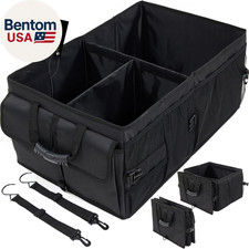 Trunk Organizer for SUV and Cars, Large Capacity Collapsible Car Trunk Storage O
