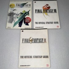 FINAL FANTASY VII + VIII + IX The Official Strategy Guides all three used gc 