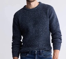 Buffalo David Bitton Wonder Men  s Long Sleeve Speckled Knit Sweater Sz: XL