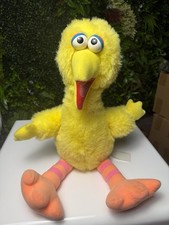 Vintage Sesame Street Big Bird Pull String Talking Plush Toy Works