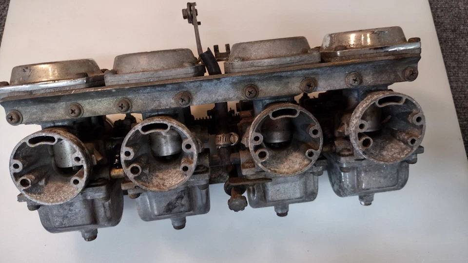 Gang of 4 Mikuni 55 x 42 mm Carburetors Carbs KOGYO Racing part ASIS Dragbike GR - Image 4 of 4