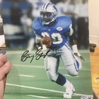 Autographed Football Photo 8x10 Barry Sanders Beckett Certified